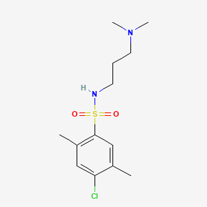 4-chloro-N-[3-(dimethylamino)propyl]-2,5-dimethylbenzenesulfonamide