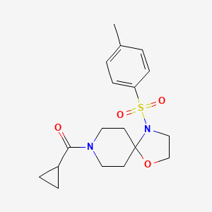 Cyclopropyl(4-tosyl-1-oxa-4,8-diazaspiro[4.5]decan-8-yl)methanone