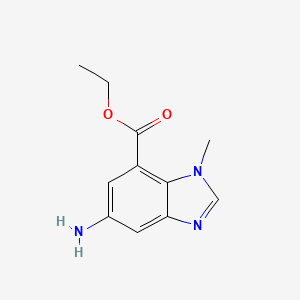 Ethyl 6-amino-3-methylbenzimidazole-4-carboxylate