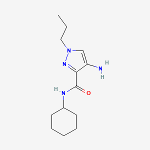 4-Amino-N-cyclohexyl-1-propyl-1H-pyrazole-3-carboxamide