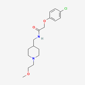 2-(4-chlorophenoxy)-N-((1-(2-methoxyethyl)piperidin-4-yl)methyl)acetamide