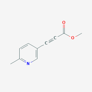 molecular formula C10H9NO2 B2898415 Methyl 3-(6-methylpyridin-3-yl)prop-2-ynoate CAS No. 340771-86-0