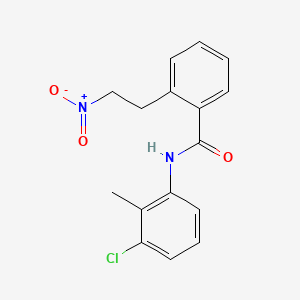 N-(3-chloro-2-methylphenyl)-2-(2-nitroethyl)benzenecarboxamide