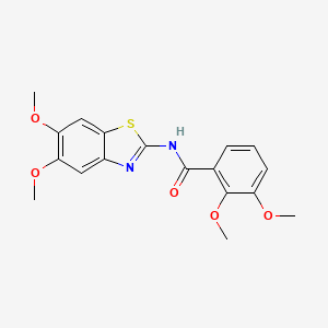 N-(5,6-dimethoxybenzo[d]thiazol-2-yl)-2,3-dimethoxybenzamide