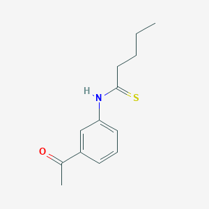 N-(3-acetylphenyl)pentanethioamide
