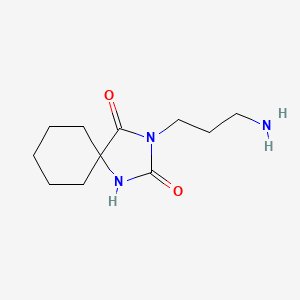 3-(3-Aminopropyl)-1,3-diazaspiro[4.5]decane-2,4-dione