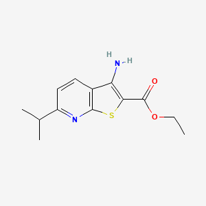 Ethyl 3-amino-6-isopropylthieno[2,3-b]pyridine-2-carboxylate