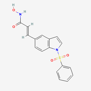 molecular formula C17H14N2O4S B2898487 MPT0E014 CAS No. 1372762-38-3