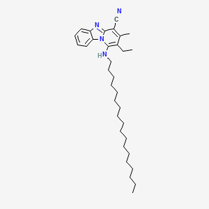 2-Ethyl-3-methyl-1-(octadecylamino)pyrido[1,2-a]benzimidazole-4-carbonitrile