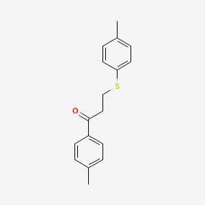 1-(4-Methylphenyl)-3-[(4-methylphenyl)sulfanyl]-1-propanone