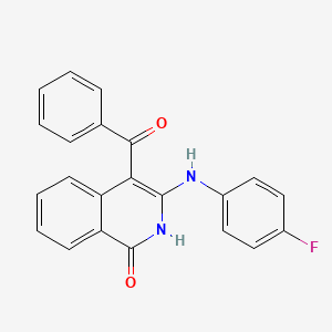 4-benzoyl-3-(4-fluoroanilino)-2H-isoquinolin-1-one