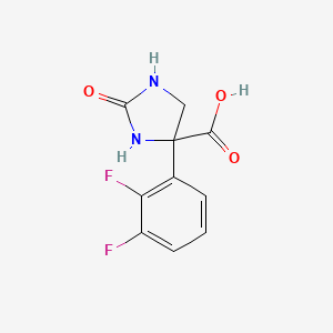 4-(2,3-Difluorophenyl)-2-oxoimidazolidine-4-carboxylic acid
