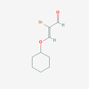 2-Bromo-3-(cyclohexyloxy)acrylaldehyde