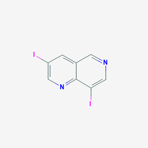 3,8-Diiodo-1,6-naphthyridine