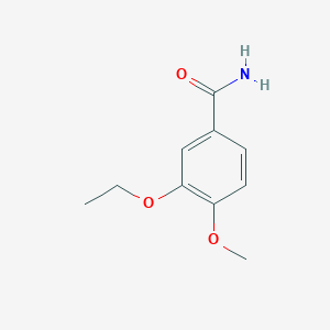 molecular formula C10H13NO3 B2898600 3-Ethoxy-4-methoxybenzamide CAS No. 247569-89-7