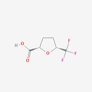 (2S,5R)-5-(Trifluoromethyl)oxolane-2-carboxylic acid
