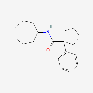 N-Cycloheptyl(phenylcyclopentyl)formamide