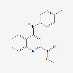 Methyl 4-(p-tolylamino)quinoline-2-carboxylate