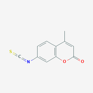 molecular formula C11H7NO2S B2898660 7-isothiocyanato-4-methyl-2H-chromen-2-one CAS No. 74802-03-2