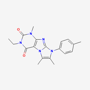 3-ethyl-1,6,7-trimethyl-8-(p-tolyl)-1H-imidazo[2,1-f]purine-2,4(3H,8H)-dione