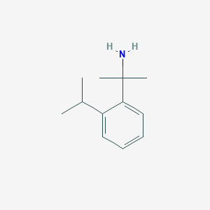 molecular formula C12H19N B2898665 2-(2-Propan-2-ylphenyl)propan-2-amine CAS No. 1314766-38-5