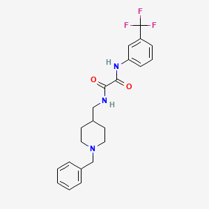 N1-((1-benzylpiperidin-4-yl)methyl)-N2-(3-(trifluoromethyl)phenyl)oxalamide