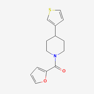 Furan-2-yl(4-(thiophen-3-yl)piperidin-1-yl)methanone