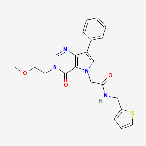 N-(2-morpholin-4-ylethyl)-2-[1-(2-thienylsulfonyl)piperidin-4-yl]propanamide