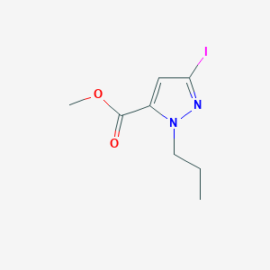 molecular formula C8H11IN2O2 B2898692 methyl 3-iodo-1-propyl-1H-pyrazole-5-carboxylate CAS No. 2226182-03-0