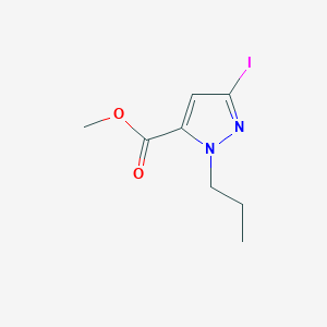 Methyl 5-iodo-2-propylpyrazole-3-carboxylate