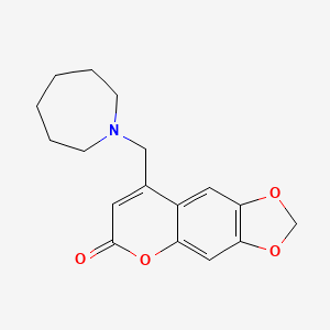 8-(azepan-1-ylmethyl)-6H-[1,3]dioxolo[4,5-g]chromen-6-one
