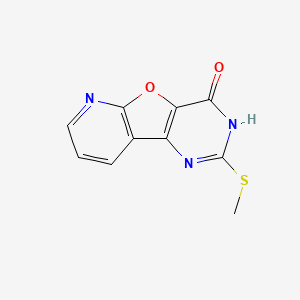 2-(Methylthio)pyrido[3',2':4,5]furo[3,2-d]pyrimidin-4-ol