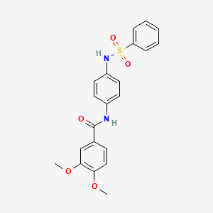 N-(4-benzenesulfonamidophenyl)-3,4-dimethoxybenzamide