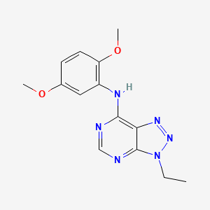 N-(2,5-dimethoxyphenyl)-3-ethyl-3H-[1,2,3]triazolo[4,5-d]pyrimidin-7-amine