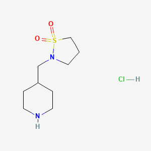 2-[(Piperidin-4-yl)methyl]-1lambda6,2-thiazolidine-1,1-dione hydrochloride