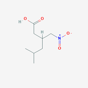 5-Methyl-3-(nitromethyl)hexanoic acid