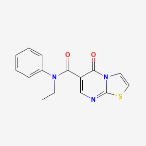 N-ethyl-5-oxo-N-phenyl-5H-thiazolo[3,2-a]pyrimidine-6-carboxamide
