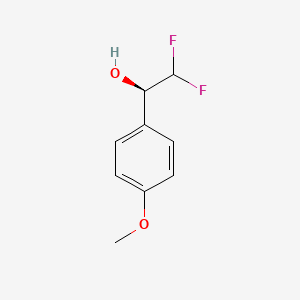 molecular formula C9H10F2O2 B2898976 2,2-Difluoro-1-(4-methoxyphenyl)ethan-1-ol CAS No. 130728-23-3
