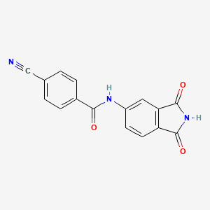 molecular formula C16H9N3O3 B2899039 VEGFR-IN-7 