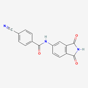 4-cyano-N-(1,3-dioxoisoindolin-5-yl)benzamide