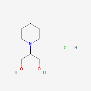 molecular formula C8H18ClNO2 B2899052 2-(Piperidin-1-yl)propane-1,3-diol hydrochloride CAS No. 1989659-66-6