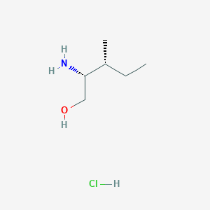 molecular formula C6H16ClNO B2899108 D-Isoleucinol hcl CAS No. 133736-94-4; 2209090-39-9