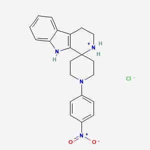 Spiro-[N-(4-nitrophenyl)piperidine-4',1-(1,2,3,4-tetrahydro-beta-carboline)]hydrochloride