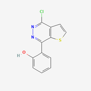 2-(4-Chlorothieno[2,3-d]pyridazin-7-yl)phenol