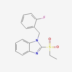 2-(ethylsulfonyl)-1-(2-fluorobenzyl)-1H-benzo[d]imidazole