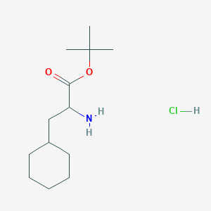 Cyclohexanepropanoic acid, alpha-amino-, 1,1-dimethylethyl ester, hydroch+