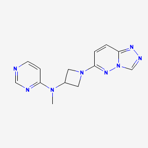 N-methyl-N-(1-{[1,2,4]triazolo[4,3-b]pyridazin-6-yl}azetidin-3-yl)pyrimidin-4-amine