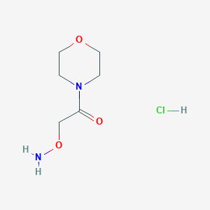 2-(Aminooxy)-1-morpholino-1-ethanone hydrochloride