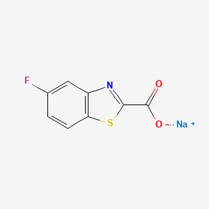 Sodium 5-fluoro-1,3-benzothiazole-2-carboxylate