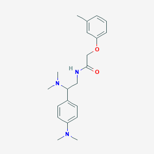 N-(2-(dimethylamino)-2-(4-(dimethylamino)phenyl)ethyl)-2-(m-tolyloxy)acetamide